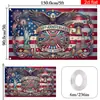 Bandeira Comemorativa Personalizada Transfronteiriça Americana Mais Vendida do 250º Aniversário dos Estados Unidos 1776-2026 Declaração de Independência