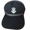 Gorra de Guardia de Seguridad, Gorra de Entrenamiento de Malla Completa y Media Malla, Gorra con Visera Negra Ajustable, Gorra de Guardia de Seguridad para Entrenamiento Militar, Malla Transpirable