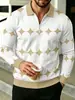 Amazon Wish nueva colección primavera/otoño: Polos con cremallera y manga larga impresos en 3D para hombre, disponibles para pedidos personalizados
