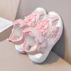 Sandalias para Niña con Punta Cerrada, Sandalias de Princesa, Nuevo Estilo Verano 2026, Zapatos Cómodos Calados, Modernos Zapatos Transpirables de Playa para Niñas