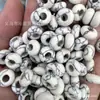 Contas de cristal natural ágata jade com furo grande 5*10mm contas de ábaco acessórios para colar pulseira DIY feitos à mão