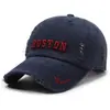 Gorra de Béisbol Bordada con Letras Tridimensionales de Alta Calidad Unisex Moda Coreana Estilo Urbano Gorra Desgastada con Visera Plana Hace que la Cara Parezca Más Pequeña