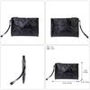 Bolso de mano para hombre personalizado con huella de mano de cuero de vaca genuino Bolso de hombre de nueva moda capa superior de cuero de vaca bolso de mano casual para hombre al por mayor