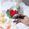 Dia das Mães 520 Buquê de Flores Secas Atacado Buquê de Girassol e Rosa Mini Mini Pequeno Buquê Lembrancinha de Festa Combinando
