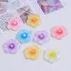 Flores Pequeñas de Hielo Transparente, Accesorios Pequeños de Resina de Pegamento de Crema Hechos a Mano Frescos para DIY, Dijes para Zapatos, Materiales para Joyería al por Mayor
