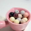 Grãos de Gelatina Multi-Color com Furo Reto de 16mm Contas Artesanais DIY Acessórios de Contas Soltas Corrente para Celular Chaveiro para Carro Brincos Joias
