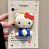 Gato Oso de Silicona de Dibujos Animados Adecuado para Soporte Magnético Magsafe con Fuerte Adsorción y Airbag Retráctil de Escritorio