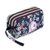 Venta al por mayor de fábrica nueva cartera monedero bolso femenino coreano estampado cartera bolso para teléfono móvil cartera de dama bolso de tela para correr