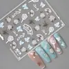 Pegatinas de Uñas para Niñas Hermosas Celebridad de Internet Ultra-Delgadas Chica Mágica Shin-Chan Calcomanías para Uñas Serie de Dibujos Animados Joyería para Dedos