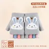2026 Nuevos Guantes de Punto Protección Frío Invierno Guantes de Medio Dedo con Felpa Tapa Plegable Dibujos Animados Terciopelo de Visón Guantes Cálidos para Niños