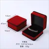 Caja de Joyería de Alta Calidad, Esquinas Redondeadas, Terciopelo de Doble Capa, Múltiples Tamaños, Caja de Empaque para Anillos, Pulseras, Collares, Colgantes, Wholesale del Fabricante