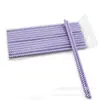 Pajita de papel de color desechable biodegradable pajita de papel artístico fabricante