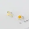 Pendientes de Perla Estilo Coreano Francés Elegante con Cierre de Plata 925 Pendientes de Gama Alta Corazón Flor Pendientes Versátiles para Mujer Venta al por Mayor