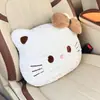 Nueva Almohada de Soporte para Cuello para Reposacabezas de Coche de Gato Cojín para Respaldo de Asiento de Coche con Estampado de Leopardo Transfronterizo Cojín de Soporte Lumbar Universal para Interior de Coche para Todas las Estaciones