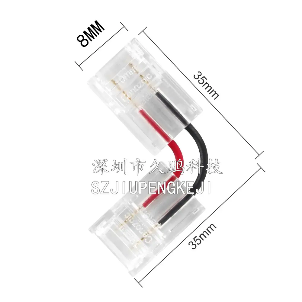 10Pcs-L-Shape-2Pin-LED-Connect