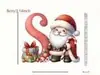 Colgante de Letra Nuevo Creativo Transfronterizo Árbol de Navidad Decoración para Fiesta en Casa Acrílico Plano Etiqueta de Regalo