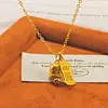 Consigue un Colgante de Campana de Ábaco de Fortuna Color Dorado Vietnamita para Mujer, Mismo Estilo que se Ve en Transmisiones en Vivo de Kuaishou, Regalo para Novia, Joyería de Cadena para Clavícula