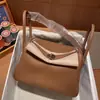 Versión Alta Mini Bolsa Lindy Bolso de Doctor Piel de Vaca Cuero Genuino Bolso de Mujer de Moda Bolso de Hombro Único Cruzado de Cuerpo Bolso de Medicina tipo Almohada