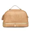 2025 Nova Bolsa de Mão Retro de Grande Capacidade para Viagem Lavável Multi-Camadas Armazenamento Bolsa de Maquiagem Bolsa de Mão Feminina
