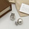 Pendientes huecos geométricos de moda Luojia para mujer, pendientes de diseño exquisito de estilo Chanel de alta calidad, joyería sencilla que combina con todo.