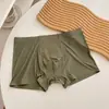Ropa Interior para Hombre, Verano Más Vendida, Delgada, Transpirable, Algodón de Seda de Hielo, Calzoncillos tipo bóxer, Ropa Interior de Seda de Hielo para Hombre, Modal