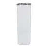 Taza Termo Recta de Acero Inoxidable de 20 oz con Impresión por Teñido al Aire, Taza de Café Delgada, Personalizable con Logo, Venta al por Mayor