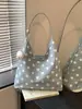 Bolso Tote de Lunares Nicho Coreano Modelo Nuevo 2026 Gran Capacidad Estilo Casual Bolso de Hombro para Viajes al Trabajo Bolso de Moda Versátil