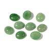 Suministrado Directamente del Fabricante, Venta Caliente Transfronteriza Aventurina Verde Piedra Suelta Cabujón Cabujón de Gota con Base Plana Manualidades de Piedras Preciosas
