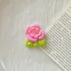 Pequeños Accesorios de Flor de Durazno de Resina, Decoraciones para Fundas de Teléfono, Flores Coloridas Lindas, Imanes para Refrigerador Hechos a Mano para DIY, Accesorios para Coche