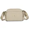 Bolsa de tecido de nylon nova transfronteiriça leve bolsa transversal cor sólida simples grande capacidade bolsa de ombro único casual versátil bolsa de mãe