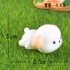 Nuevo producto transfronterizo micro-paisaje creativo perrito blanco pequeño accesorios decorativos DIY paisajismo casa de muñecas mini adornos pequeños para montaje en coche