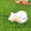 Transfronterizo Nuevo Micro-paisaje Creativo Perro Blanco DIY Accesorios Decorativos Casa de Muñecas Paisajismo Coche Mini Adornos Pequeños