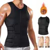 Roupas Modeladoras de Cintura Dupla Colete Esportivo Masculino Roupa de Suor Túnica Fitness Túnica Modeladora Corporal Esportiva Cinto Abdominal Transfronteiriço