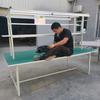 Mesa de trabalho antiestática direta de fábrica, console eletrônico de fábrica com luz LED, bancada antiestática de dupla face