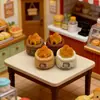Saco de Pão Simulado Saco de Desenho Animado Modelo Decoração Loja de Panificação Brinquedo de Comida Chaveiro DIY Presilha de Cabelo Chaveiro Elástico de Cabelo