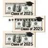 En Stock Transfronterizo Temporada de Graduación Universitaria Europea y Americana 2025 Cartera Pinza para Billetes de Madera Cartera Personalizada Cartera de Madera