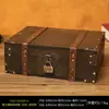 Caja de Almacenamiento de Madera Retro con Cerradura Caja de Contraseña Caja para Cartas Tarjetas Tesoros Caja Pequeña de Madera Almacenamiento Caja de Madera Caja de Sellado
