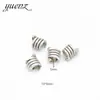 YuenZ Europeu e Americano mais vendidos liga rosca furo grande contas DIY pulseira acessórios para miçangas contas espaçadoras 10 * 8MM R139