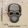 Parche Original Etiqueta Bordada Parche Bordado Calavera Accesorios para Ropa Parche Insignia Parche Accesorios Estilo Punk Parche de Tela