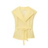 Exportação Transfronteiriça Roupas Femininas Verão 2025 Estilo Europeu e Americano Colete com Cadarço + Conjunto de Calças Casuais Feminino A4606/7F