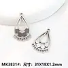 Accesorios para Joyería de Aleación DIY Pendientes Colgantes Múltiples Forma de Gota Colgante Estilo Nacional Decorado a Mano para Ropa