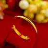 Pulseira Dourada Imitação Ouro para Bebês, Crianças, Mêsversário, Cem Dias, Primeiro Aniversário, Pulseira de Empurrar e Puxar, Adereços para Fotos, Acessórios