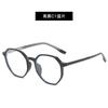 Montura de gafas con protección contra la luz azul, lentes planas con protección contra la luz azul para mujer, montura de gafas para miopía TR90, montura óptica retro al por mayor