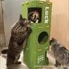 Ninho de Gato de Feltro Feito Sob Medida pelo Fabricante, Arranhador para Gatos, Buraco de Gato Multicamadas, Tudo-em-Um, Arranhador para Gatos para Todas as Estações, Árvore para Gatos