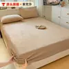 Sábana Bajera Ajustable de Terciopelo de Leche Pieza Única Otoño e Invierno Más Terciopelo Terciopelo de Coral Funda de Cama Cubre Cama Funda de Colchón Universal Todas las Estaciones Artículo Único Al por Mayor
