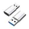 Adaptador OTG Tipo-C a USB 3.0 Lector de tarjetas Transmisión de datos Soporte Carga rápida Convertidor para unidad U de coche