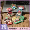 Insígnia de Silicone Macio em PVC Desenho Animado Fofo Criativo Velcro Logotipo Patch para Roupa Fabricante Personalizado Atacado