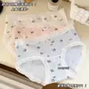 Pantaletas de Algodón Antibacterianas 10A 2026 Nuevo Estampado Dulce Completo, Entrepierna Extendida, Cintura Media, Braguitas Cómodas y Transpirables para Niñas