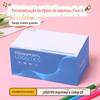 Impressão Lateral Tijolo de Papel Cultural e Criativo Estilo Antigo Bloco de Notas Mensagem de Escritório Nota Adesiva N Vezes Adesivo Bloco de Notas Estéreo Personalização