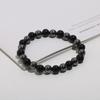 Pulseira de Pedra Olho de Tigre, Contas de Olho de Tigre, Obsidiana Sintética, Pulseira de Corda Elástica para Homens e Mulheres, Transfronteiriço